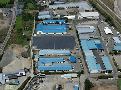 工場倉庫産業用太陽光施設イメージ