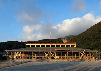 地産地消地場木材を利用した図書館の写真２